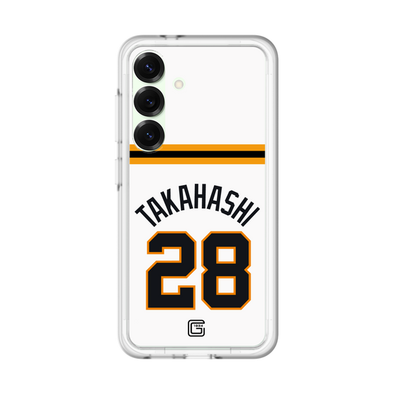 スリムプロテクションプレミアムケース［ 読売ジャイアンツ - #28 TAKAHASHI - ホーム ］