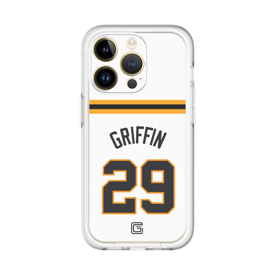 スリムプロテクションプレミアムケース［ 読売ジャイアンツ - #29 GRIFFIN - ホーム ］