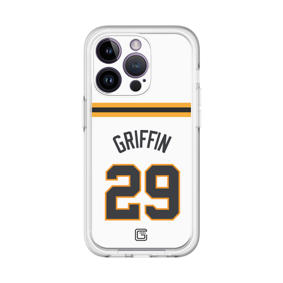 スリムプロテクションプレミアムケース［ 読売ジャイアンツ - #29 GRIFFIN - ホーム ］