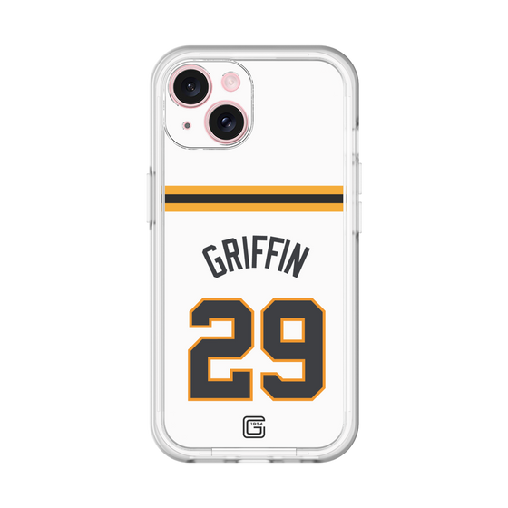 スリムプロテクションプレミアムケース［ 読売ジャイアンツ - #29 GRIFFIN - ホーム ］