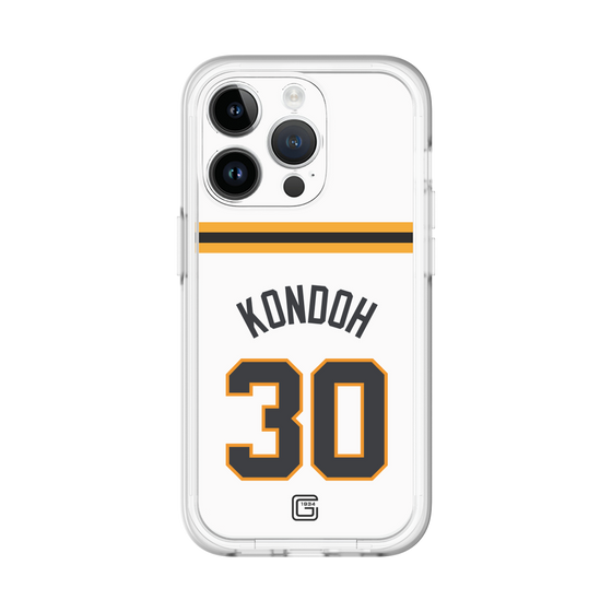 スリムプロテクションプレミアムケース［ 読売ジャイアンツ - #30 KONDOH - ホーム ］