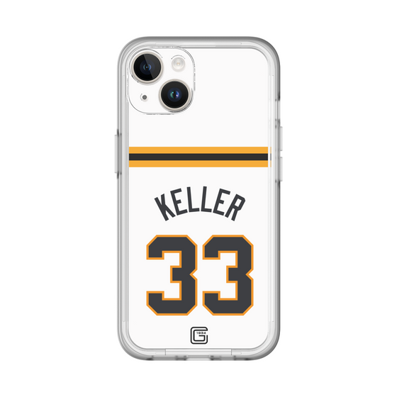 スリムプロテクションプレミアムケース［ 読売ジャイアンツ - #33 KELLER - ホーム ］