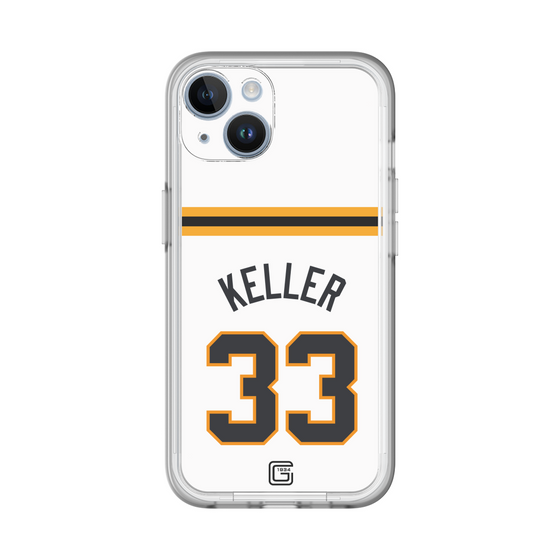 スリムプロテクションプレミアムケース［ 読売ジャイアンツ - #33 KELLER - ホーム ］