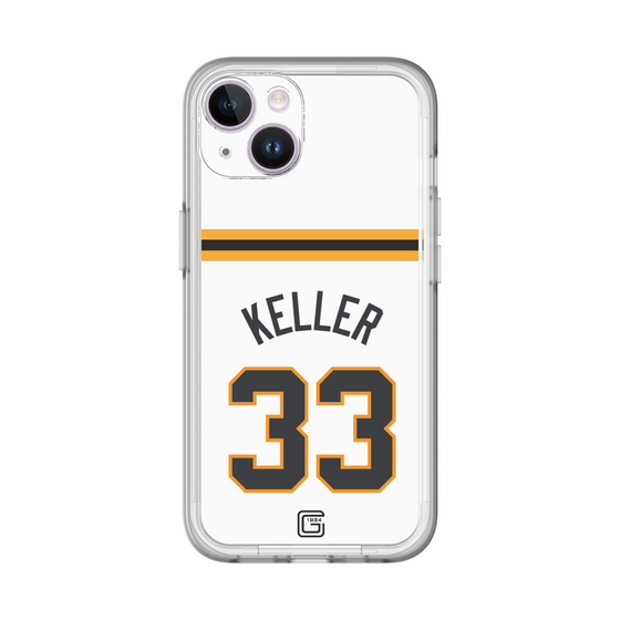 スリムプロテクションプレミアムケース［ 読売ジャイアンツ - #33 KELLER - ホーム ］