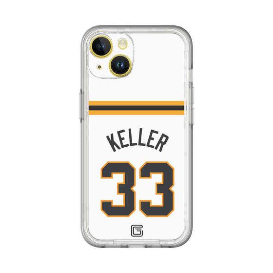 スリムプロテクションプレミアムケース［ 読売ジャイアンツ - #33 KELLER - ホーム ］