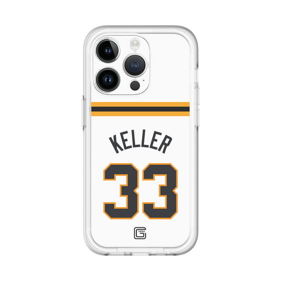 スリムプロテクションプレミアムケース［ 読売ジャイアンツ - #33 KELLER - ホーム ］