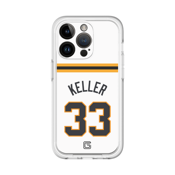 スリムプロテクションプレミアムケース［ 読売ジャイアンツ - #33 KELLER - ホーム ］