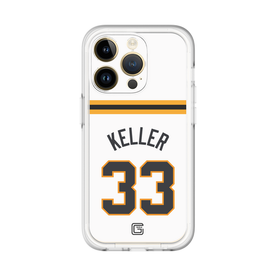 スリムプロテクションプレミアムケース［ 読売ジャイアンツ - #33 KELLER - ホーム ］