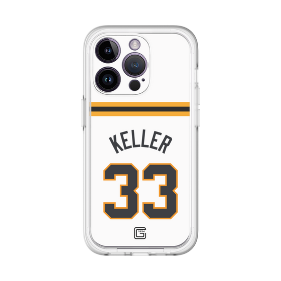 スリムプロテクションプレミアムケース［ 読売ジャイアンツ - #33 KELLER - ホーム ］