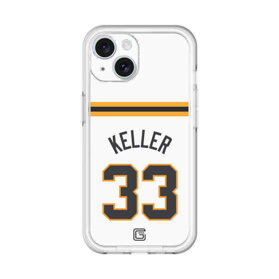 スリムプロテクションプレミアムケース［ 読売ジャイアンツ - #33 KELLER - ホーム ］