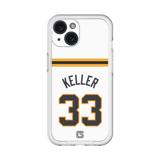 スリムプロテクションプレミアムケース［ 読売ジャイアンツ - #33 KELLER - ホーム ］