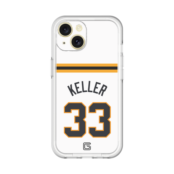 スリムプロテクションプレミアムケース［ 読売ジャイアンツ - #33 KELLER - ホーム ］