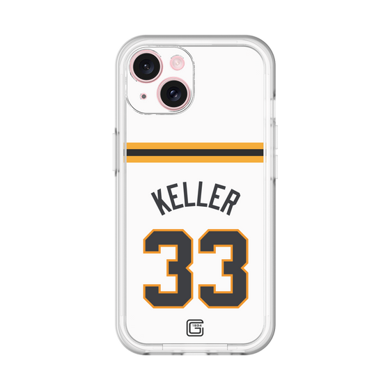 スリムプロテクションプレミアムケース［ 読売ジャイアンツ - #33 KELLER - ホーム ］