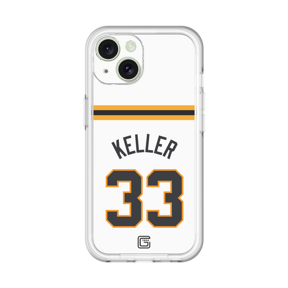 スリムプロテクションプレミアムケース［ 読売ジャイアンツ - #33 KELLER - ホーム ］