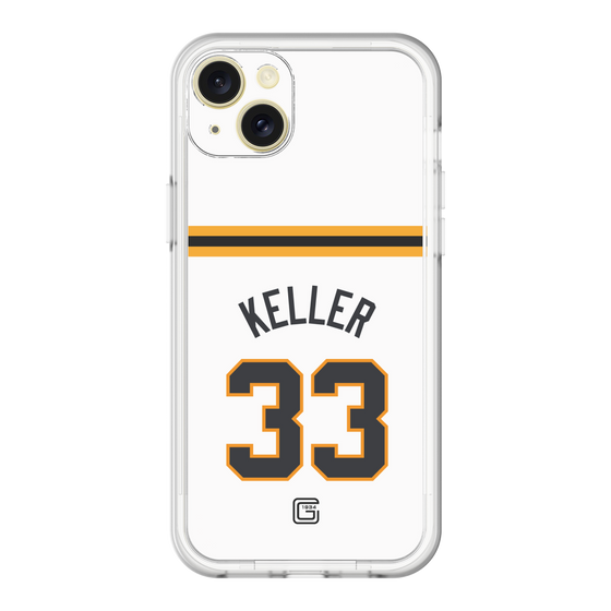 スリムプロテクションプレミアムケース［ 読売ジャイアンツ - #33 KELLER - ホーム ］