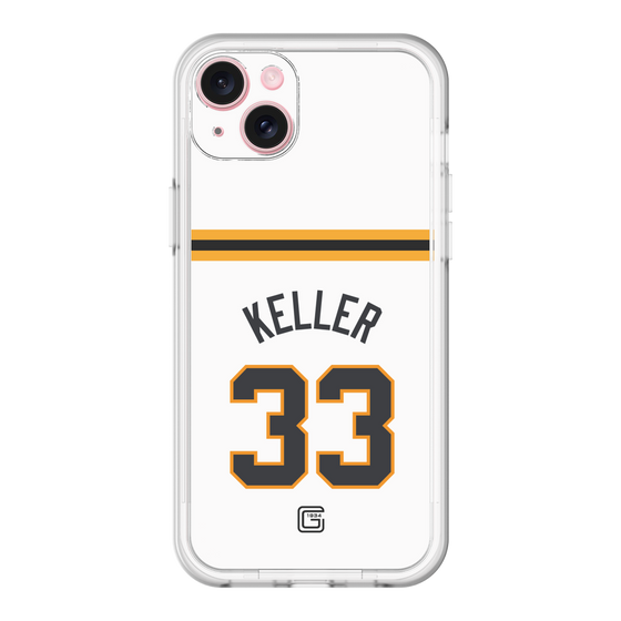 スリムプロテクションプレミアムケース［ 読売ジャイアンツ - #33 KELLER - ホーム ］