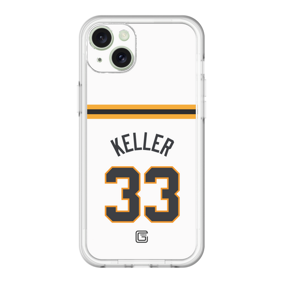 スリムプロテクションプレミアムケース［ 読売ジャイアンツ - #33 KELLER - ホーム ］
