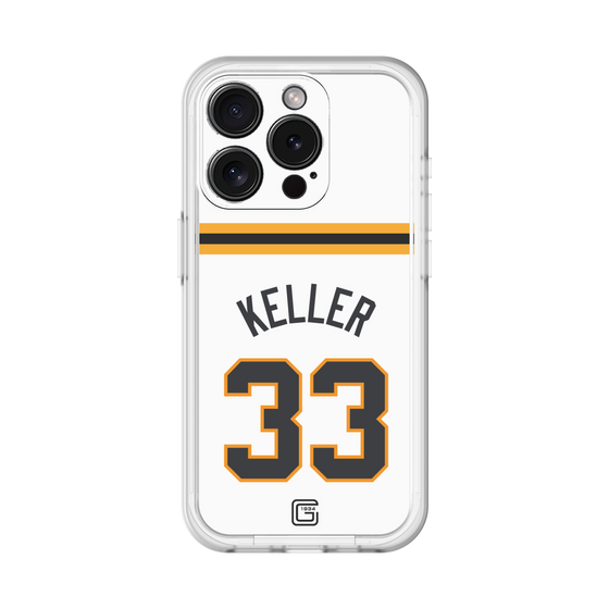 スリムプロテクションプレミアムケース［ 読売ジャイアンツ - #33 KELLER - ホーム ］