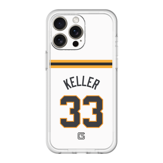 スリムプロテクションプレミアムケース［ 読売ジャイアンツ - #33 KELLER - ホーム ］