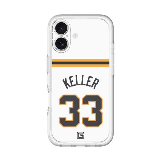 スリムプロテクションプレミアムケース［ 読売ジャイアンツ - #33 KELLER - ホーム ］