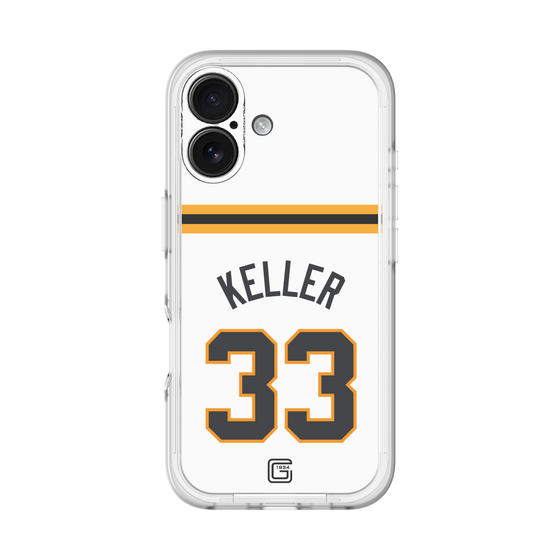 スリムプロテクションプレミアムケース［ 読売ジャイアンツ - #33 KELLER - ホーム ］
