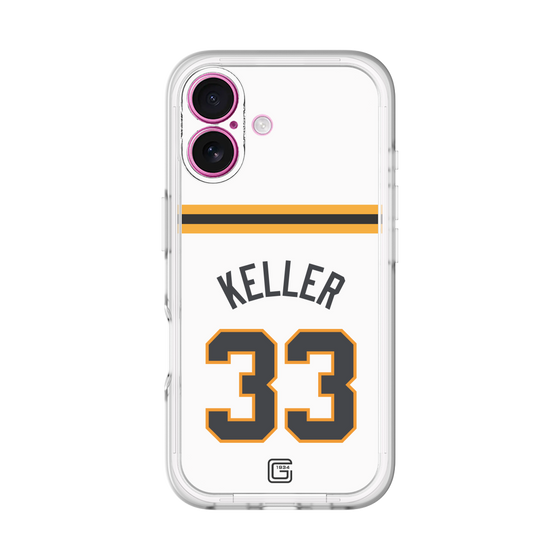 スリムプロテクションプレミアムケース［ 読売ジャイアンツ - #33 KELLER - ホーム ］