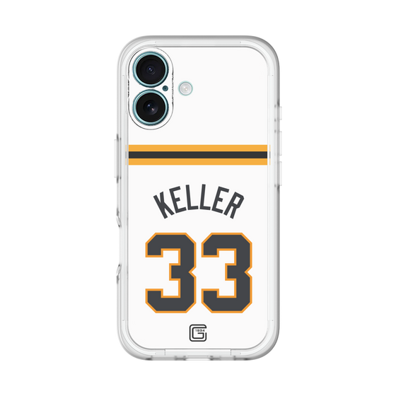 スリムプロテクションプレミアムケース［ 読売ジャイアンツ - #33 KELLER - ホーム ］