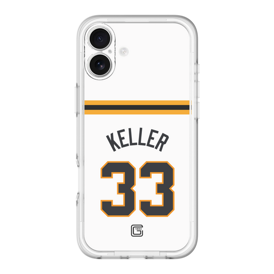 スリムプロテクションプレミアムケース［ 読売ジャイアンツ - #33 KELLER - ホーム ］