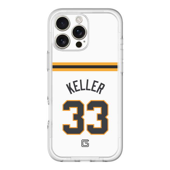 スリムプロテクションプレミアムケース［ 読売ジャイアンツ - #33 KELLER - ホーム ］