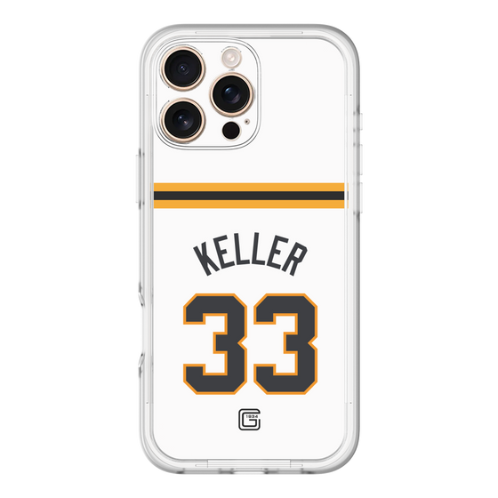 スリムプロテクションプレミアムケース［ 読売ジャイアンツ - #33 KELLER - ホーム ］