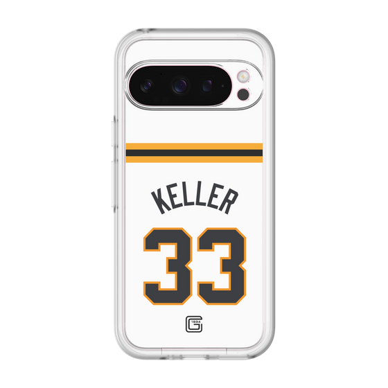 スリムプロテクションプレミアムケース［ 読売ジャイアンツ - #33 KELLER - ホーム ］