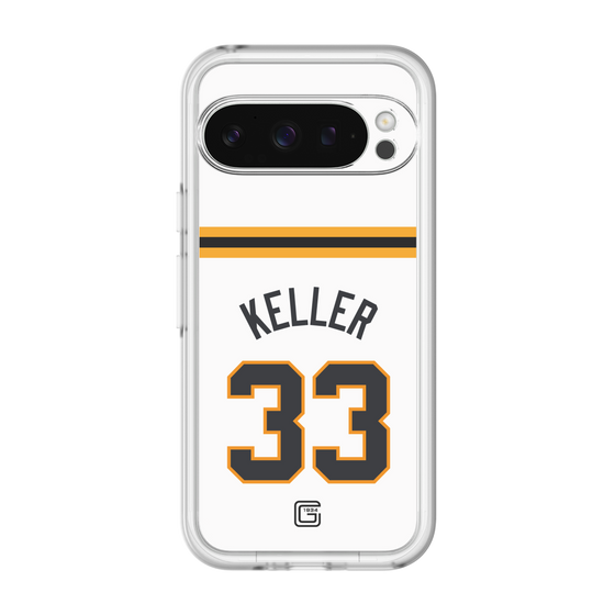 スリムプロテクションプレミアムケース［ 読売ジャイアンツ - #33 KELLER - ホーム ］