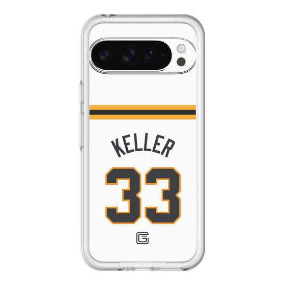 スリムプロテクションプレミアムケース［ 読売ジャイアンツ - #33 KELLER - ホーム ］