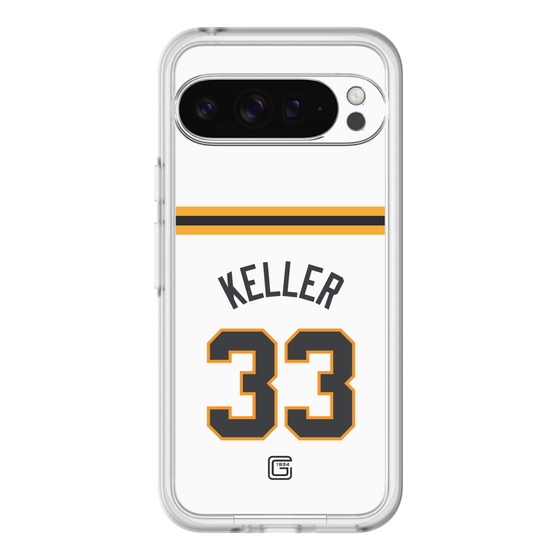 スリムプロテクションプレミアムケース［ 読売ジャイアンツ - #33 KELLER - ホーム ］