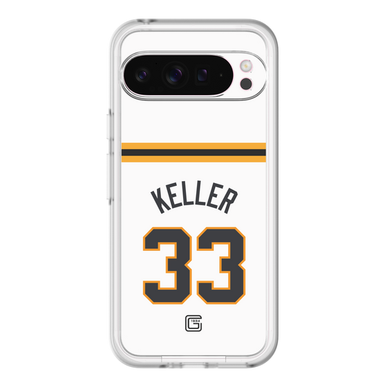 スリムプロテクションプレミアムケース［ 読売ジャイアンツ - #33 KELLER - ホーム ］