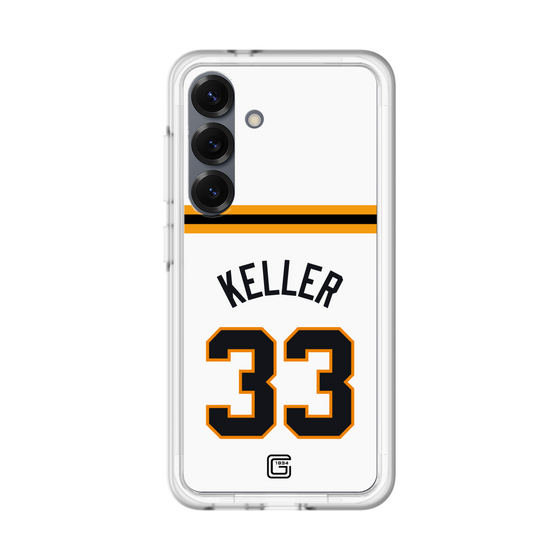 スリムプロテクションプレミアムケース［ 読売ジャイアンツ - #33 KELLER - ホーム ］