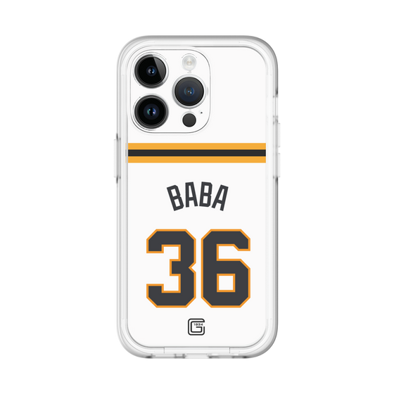 スリムプロテクションプレミアムケース［ 読売ジャイアンツ - #36 BABA - ホーム ］