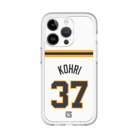スリムプロテクションプレミアムケース［ 読売ジャイアンツ - #37 KOHRI - ホーム ］