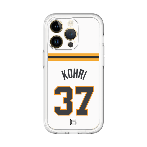 スリムプロテクションプレミアムケース［ 読売ジャイアンツ - #37 KOHRI - ホーム ］