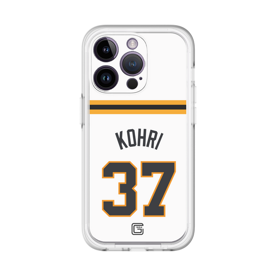 スリムプロテクションプレミアムケース［ 読売ジャイアンツ - #37 KOHRI - ホーム ］