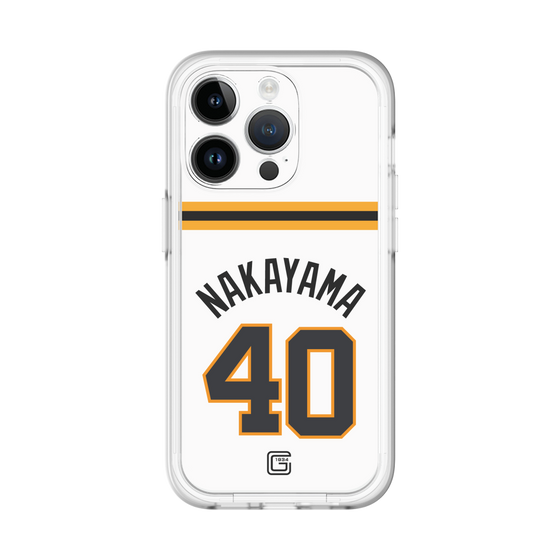 スリムプロテクションプレミアムケース［ 読売ジャイアンツ - #40 NAKAYAMA - ホーム ］