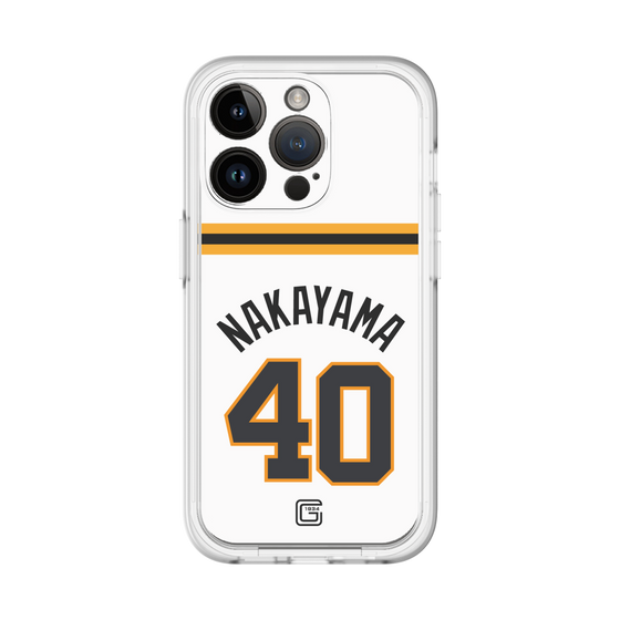 スリムプロテクションプレミアムケース［ 読売ジャイアンツ - #40 NAKAYAMA - ホーム ］