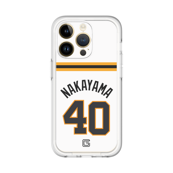 スリムプロテクションプレミアムケース［ 読売ジャイアンツ - #40 NAKAYAMA - ホーム ］