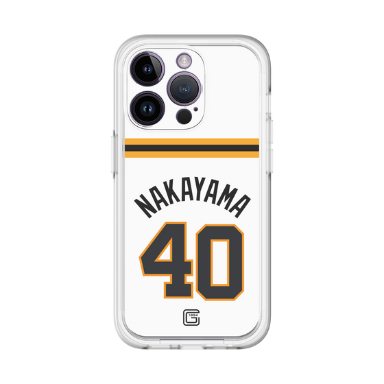 スリムプロテクションプレミアムケース［ 読売ジャイアンツ - #40 NAKAYAMA - ホーム ］