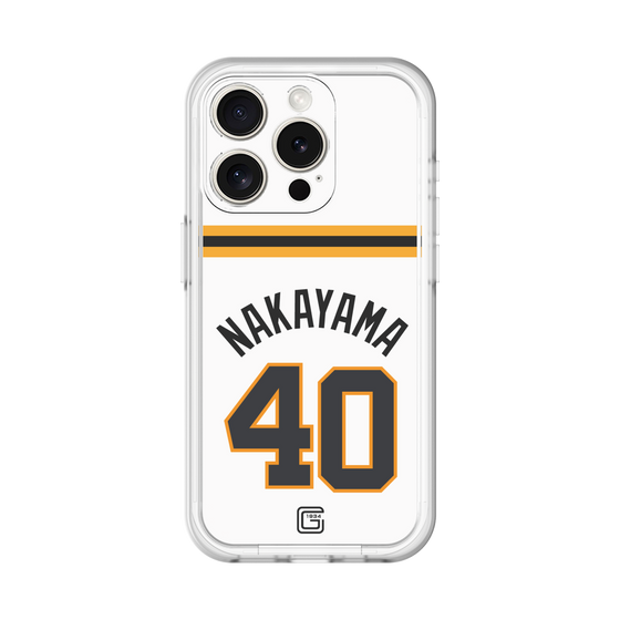 スリムプロテクションプレミアムケース［ 読売ジャイアンツ - #40 NAKAYAMA - ホーム ］