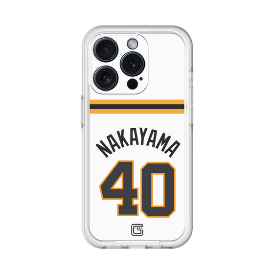スリムプロテクションプレミアムケース［ 読売ジャイアンツ - #40 NAKAYAMA - ホーム ］