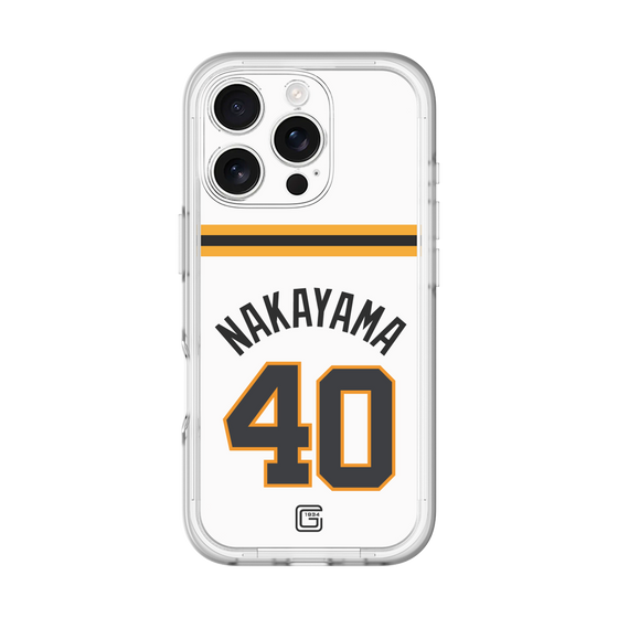 スリムプロテクションプレミアムケース［ 読売ジャイアンツ - #40 NAKAYAMA - ホーム ］