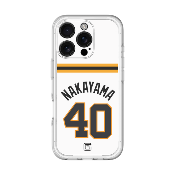 スリムプロテクションプレミアムケース［ 読売ジャイアンツ - #40 NAKAYAMA - ホーム ］