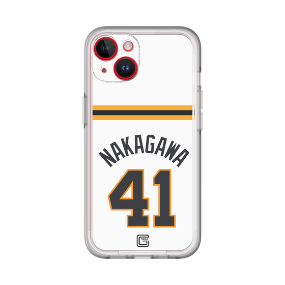 スリムプロテクションプレミアムケース［ 読売ジャイアンツ - #41 NAKAGAWA - ホーム ］