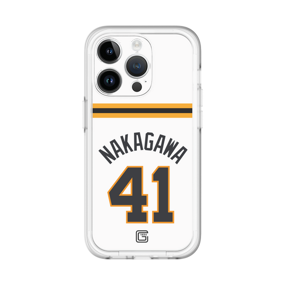 スリムプロテクションプレミアムケース［ 読売ジャイアンツ - #41 NAKAGAWA - ホーム ］